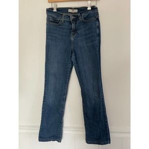 Levi's 512 Perfectly Slimming Straight Leg Jeans Size 8 Mid Rise